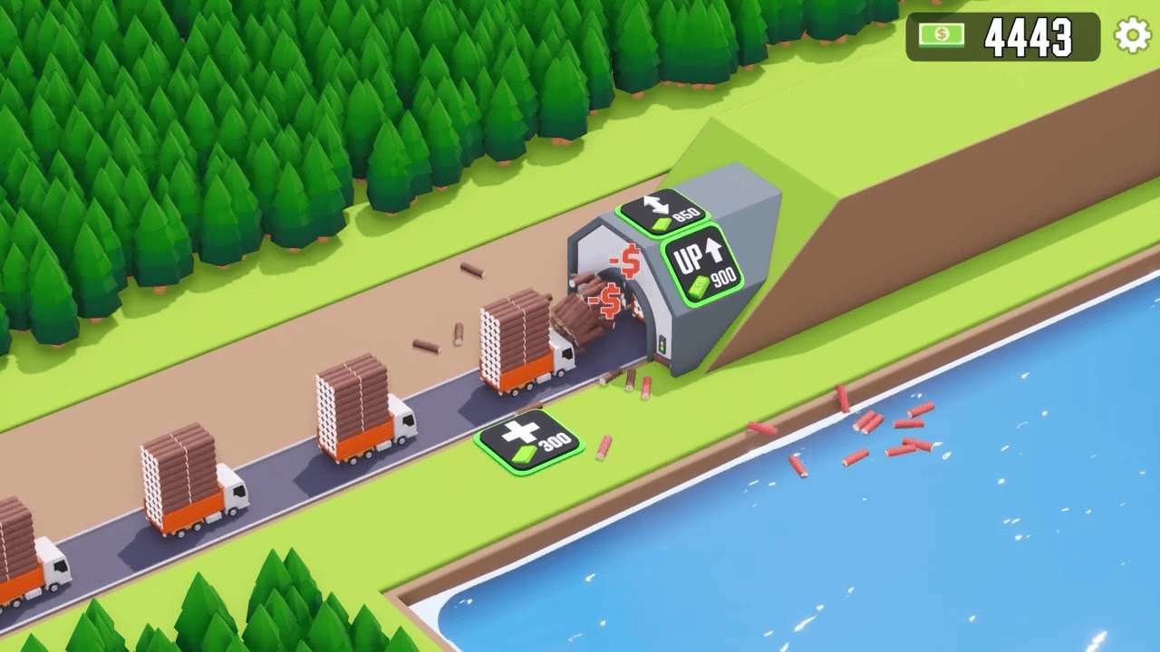 Idle Lumber Inc gameplay